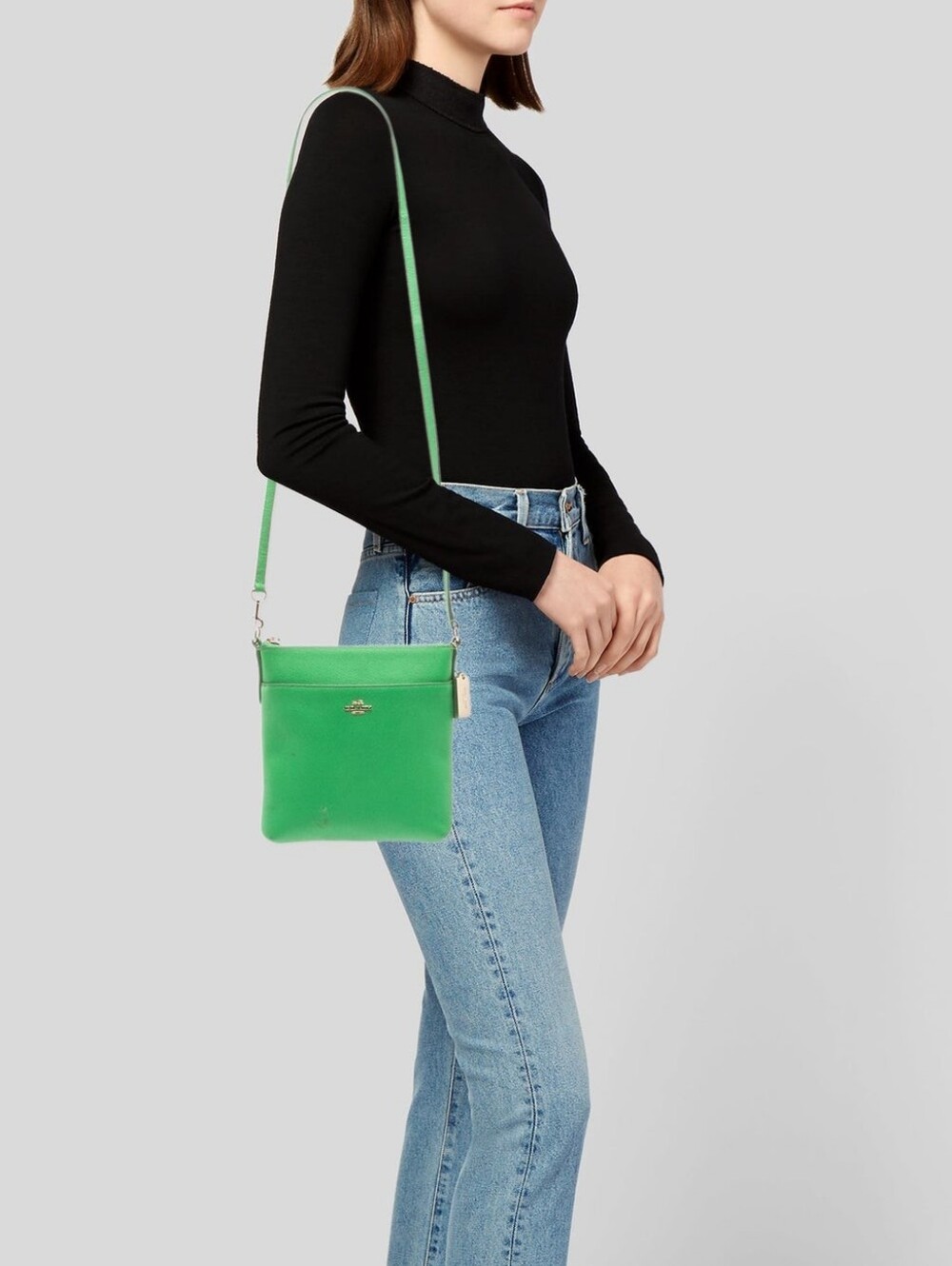 Coach North South Crossbody Slingpack Green NWOT